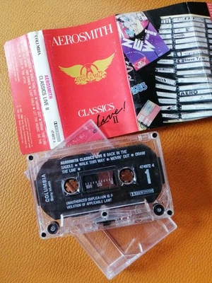 AEROSMITH [ CLASSICS LIVE! II ] ORIGINAL CASSETTE THAILAND EDITION - Image 1 of 2