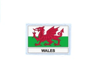 Patch badge iron on glue flag country CYMRU wales - Bild 1 von 1