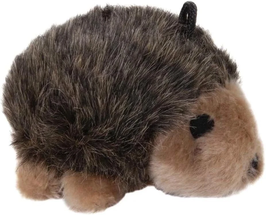 Zoobilee Booda Hedgehog Dog Toy Fuzzy 5"x3.5" Petmate Fur Squeaky - Image 1 of 1