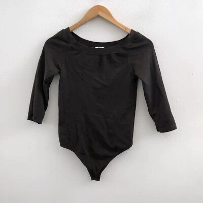 WOLFORD 3/4 Sleeve Thong Bodysuit Size Medium - Image 1 of 4