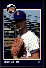 1988 Grand Slam Baseball Card Mike Miller Columbia Mets #9