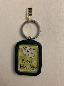 Poker Player Keychain - Picture 1 of 2