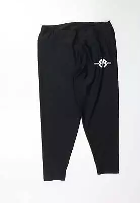 Preworn Womens Black Polyester Cropped Leggings Size M L24 In Regular • 7.02€