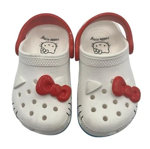 Hello Kitty Toddler CROCS Size 8 Hello Kitty Toddler Shoes - Picture 1 of 12