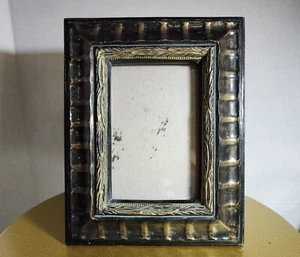 Carved Wood Gold Gilded Frame  8 X 6.5- 5 X 3.5 - Picture 1 of 5