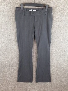 Old Navy Maternity Pinstripe Dress Pant Womens XS Gray Stretch Bootcut Career - Picture 1 of 13