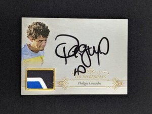 2015 Futera Unique PHILIPPE COUTINHO /25 On-card Incredibles Patch Autograph