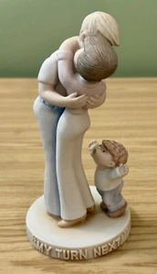 Family Circus Porcelain For Clay In Mind Figurine "My Turn Next" 7" FFC-12 012 - Picture 1 of 6