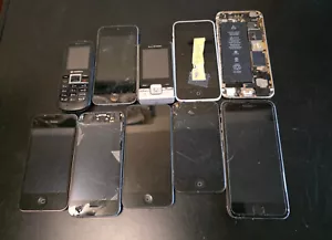 Job Lot 86 - 10x Untested Mixed Models Faulty Mobile Phones Spares Repairs - Photo 1/2