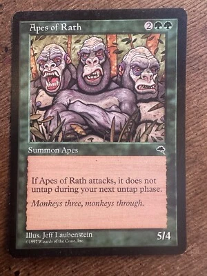 Apes of Rath - LP - Tempest  - mtg Free Shipping Buy More And Save - Image 1 of 2