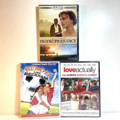 BEND IT LIKE BECKHAM / LOVE ACTUALLY / PRIDE & PREJUDICE DVD Keira Knightley NEW - Image 1 of 4