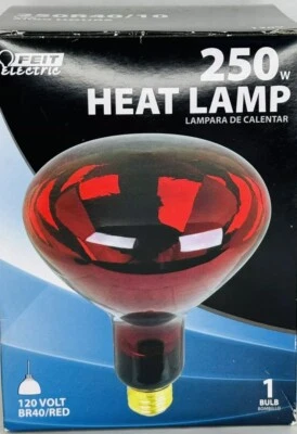 Feit Electric 250R40/10 Reflector Heat Lamp, 250 Watt-BRAND NEW-SHIPS N 24 HRS - Image 1 of 4
