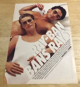 1984 Ray-Ban Sonnenbrille Anzeige - Vintage ganzseitige Zeitschriftenanzeige - Bild 1 von 1