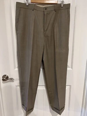 "Pantalones de vestir Linea Naturale para hombre talla 36x29"" color topo/bronceado" Foto 1 de 4