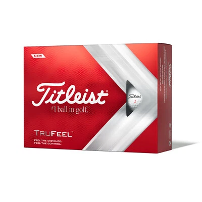 TITLEIST TRUFEEL WEISSE GOLFBÄLLE 1 X 12 BRANDNEU IM KARTON