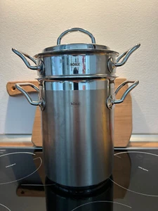Rösle-hochwertiger Spargeltopf 3-teilig, Teknika von Silga/Mailand - Bild 1 von 4