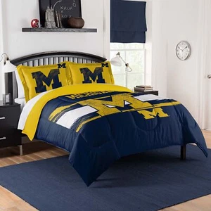 NCAA Michigan Wolverines Officially Licenced Comforter & Sham set - Picture 1 of 8