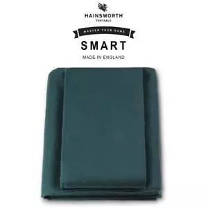 Juego de tela de cama y cojín Hainsworth SMART para mesa de piscina Reino Unido de 7 ft - VERDE RANGER - Imagen 1 de 4