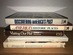 5 LARGE VINTAGE HISTORY AMERICANA AMERICAN BOOKS LOT: SEE PHOTOS FOR TITLES  - Imagen 1 de 12