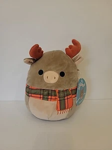 Peluche originale Squishmallows Patterson Alce Kellytoy peluche giocattolo 9" - Foto 1 di 9