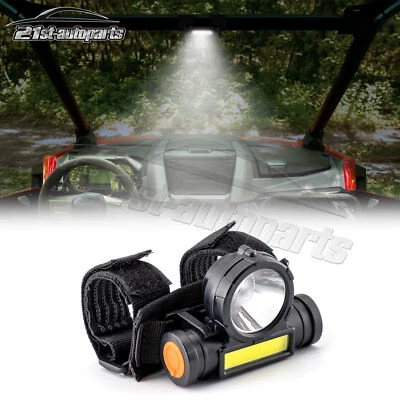 Upgraded Bracket LED Dome Light Roll Bar Mount Fit UTV ATV Polaris RZR Golf Cart - Image 1 of 4