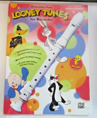 Selections From Looney Tunes for Recorder, Easy Recorder Songbook - 0739060651 - Image 1 of 4
