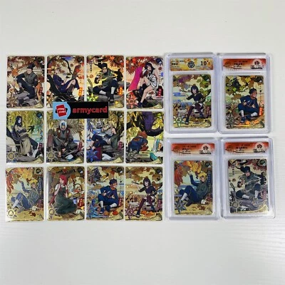 Kayou  Naruto  NR-MR 51-62 TCG CCG Set Jiraiya Tsunade Asuma Kurenai Obito Rin - Image 1 of 2