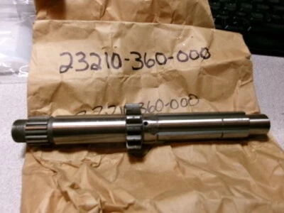 Honda CR125 CR 125 CR125M 1974 eje principal transmisión como nuevo fabricante de equipos originales P/N# 23210-360-000 Foto 1 de 4