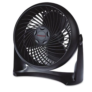 NEW Small Lightweight Compact Desk Fan Powerful Wall Mounted Air Circulating Blk - Picture 1 of 2