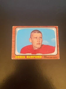 1966 TOPPS FOOTBALL #66 CHRIS BURFORD!! $1 SHIPPING!! - Picture 1 of 2