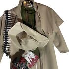 Costume de chasseur de zombies enfant grande chemise 10/12 veste chapeau balle ceinture hache tueuse