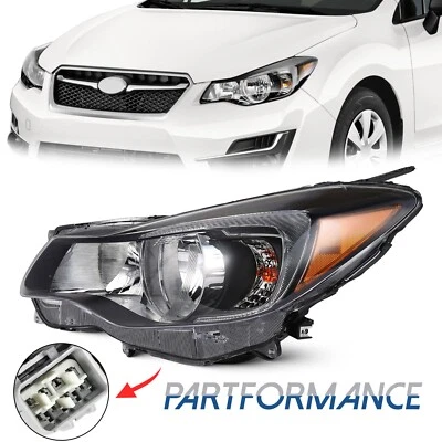 Left Headlight Assembly For 12-15 Subaru Impreza 13-16 XV Crosstrek w/ Bulbs Foto 1 de 4