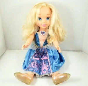 My First Disney Principessa Cenerentola Bambola 20" Parla Illumina Vestito Canta Carrelli - Foto 1 di 16