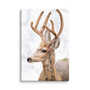 Cabin Wall Decor Canvas Wall Art Modern Wildlife Print Lodge Living - Picture 1 of 11