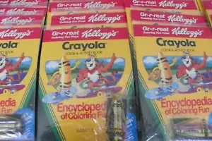 LIBRO DE ACTIVIDADES Y COLORES RARO VINTAGE CRAYOLA & KELLOGG'S NOS 1989 - Imagen 1 de 9
