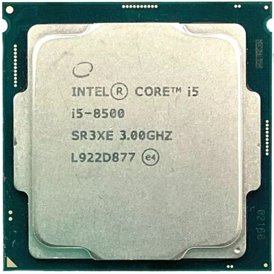 Intel Core i5-8500 CPU Processor 3.0GHz 6 Core 9MB Cache SR3XE LGA1151 - Image 1 of 3