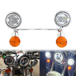 LED Passing Light Bar For Honda Shadow ACE Spirit VT 750 1100 VTX 1800 C - Picture 1 of 12