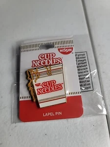 Nissin Cup Noodles Enamel Pin Officially Licensed Lapel Ramen ST5 - Picture 1 of 3
