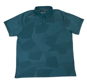 Camisa polo elástica Under Armour HeatGear Performance talla XL abstracto geométrico - Imagen 1 de 5