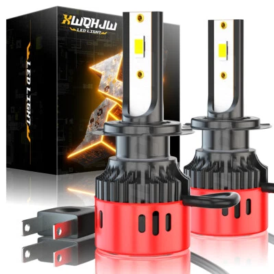 LED Headlight Bulbs Fit Yamaha YZF-R3 2015 2016 2017 6000K WHITE High Power Qty2 - Image 1 of 4