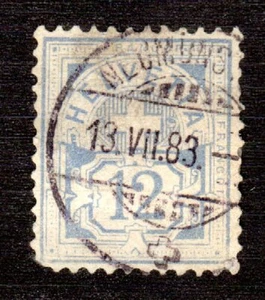 1882 Switzerland SC# 80 - Numeral - Used - Picture 1 of 2