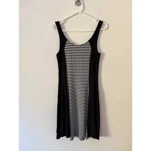 Natural Style Striped Sleeveless Dress – Size M #059 - Picture 1 of 7