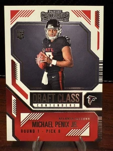 Michael Penix Jr. Inserto de novato clase draft-2024 Panini Contenders #9 Falcons RC - Imagen 1 de 2