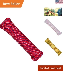 Cuerda de polietileno confiable de 100 pies con 1000 lb de resistencia - perfecta para exteriores y hogar - Imagen 1 de 9