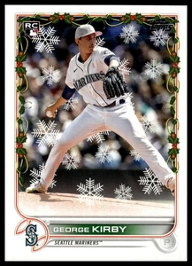 2022 Topps Holiday #HW166 George Kirby RC - Bild 1 von 2