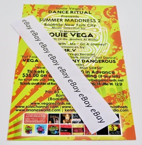 DJ Louie Vega New York City July 03, 2008 HOUSE Dance Ritual Flyer - Picture 1 of 3