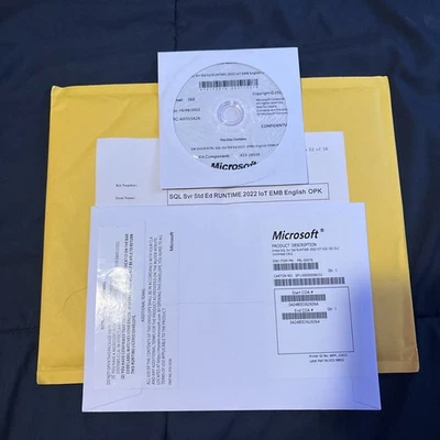 Microsoft SQL Server 2022 Standard RETAIL 24 Core unlimited CAL CoA - Image 1 of 3