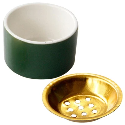  Burner di cono incenso Ceramic Censer Zen Stile Censer Decorazione Burner di - Immagine 1 di 4