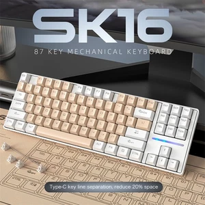 SMAILWOLF SK16 Gaming --Tastatur und Maus mechanisches Feel - Afbeelding 1 van 17