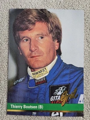 1992 Grid Motorcard Formula 1 Thierry Boutsen #57 - Image 1 of 2